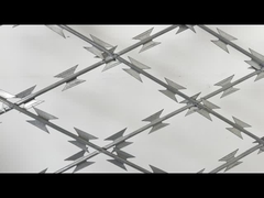 Sterk scherp scheermes, prikkeldraad, warm gedompeld gegalvaniseerd, 2,5 mm Bto-22 veiligheid