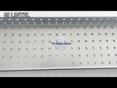 0.8 mm gaten decoratieve geperforeerde aluminiumplaat voor vloeistoffiltratie