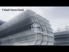 Gegalvaniseerde gelaste draad hekken 75 * 150mm Mesh Hole voor het vliegveld