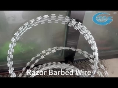 Concertina Razor Wire Coil Sharp Blade Design voor inbraakpreventie