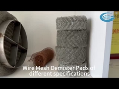 316 SS Wire Mesh Demister Pad Duurzame stoomvloeistofscheiding voor industrieel gebruik