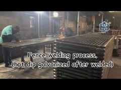 Geweld tijdelijk hekpoedercoating met ISO9001 2015-certificering