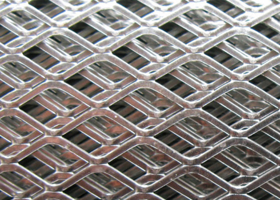Galvanized Expanded Metal Mesh Diamond Opening 1.188x2.5 Inch