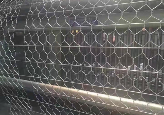 Powder Coated Or Galfan Stone Cage Einforced 5mm gabion baskets For Flood Control  2.5*1*1m