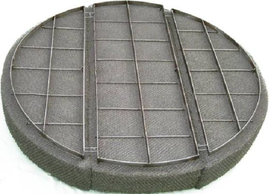Stainless Steel Wire Mesh Demister Pad 2-635 Mesh for Gas Liquid Separation