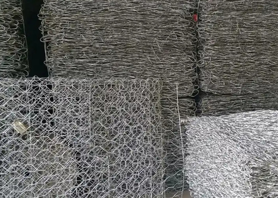 ASTM A974 River Fine Mesh Gabion Baskets 80 X 100 Mm