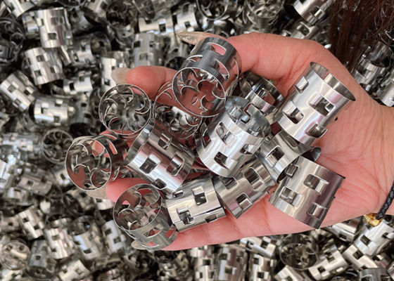 Stainless Steel 316 Metal Pall Ring Random Packing for Gas Scrubbing