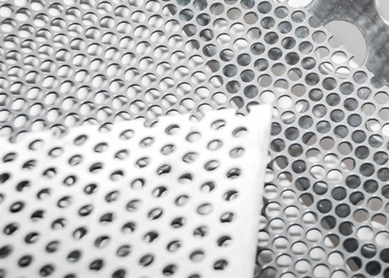 6mm Round Hole Punching Perforated Wire Mesh OEM
