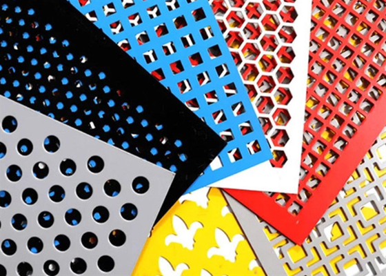 6mm Round Hole Punching Perforated Wire Mesh OEM