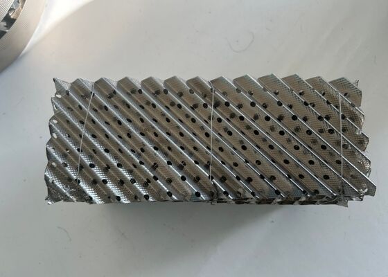 SS 316l Corrugated Metal Structure Packing For Absorption / Scrubbing