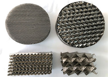 Customized Industrial Metal Structured Packing Thin Wall For Extraction 125X