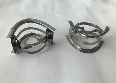 Metallic SS Pall Rings , Random Packing Column Heat Resistance For Absorption Tower