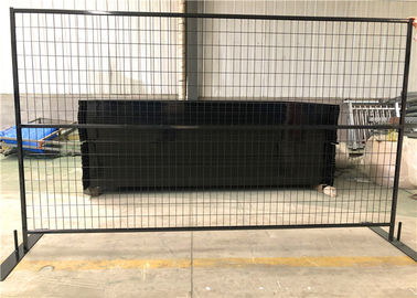 Metal PVC Coated Temporary Net Fencing , Backyard Temporary Fence OEM / ODM