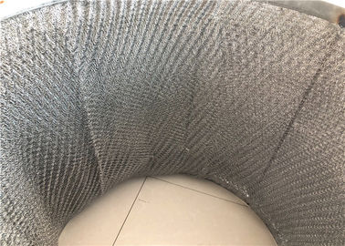Gas - Liquid Filter Wire Mesh Demister Pad Mist Eliminator ISO9001 Certificate