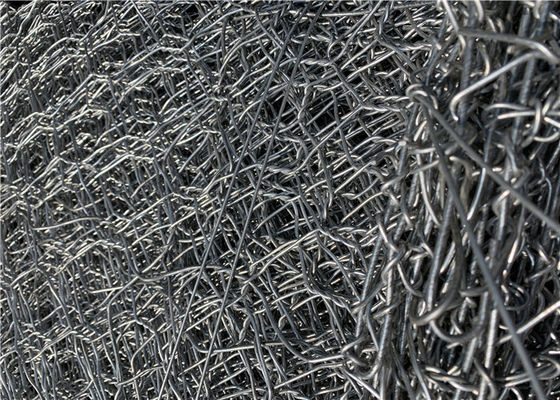 Powder Coated Or Galfan Stone Cage Einforced 5mm gabion baskets For Flood Control  2.5*1*1m