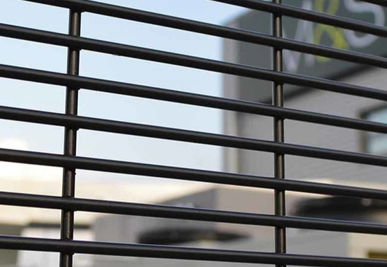 Pvc 545 Twin Wire Fence Horizontal Welded Panels For Security