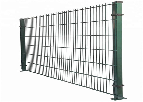 868 / 656 Mesh Galvanized Double Loop Fencing For Industrial Properties