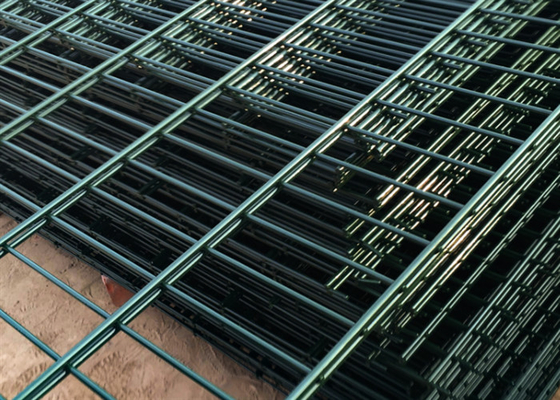 868 / 656 Mesh Galvanized Double Loop Fencing For Industrial Properties