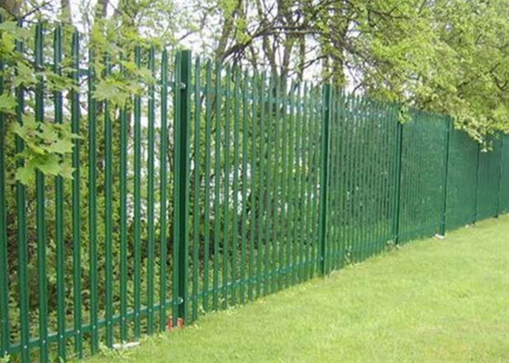Pvc Met een laag bedekte Staalpalissade die w-Type Pale Euro schermt 6 X 8 Voet voor Scholen
