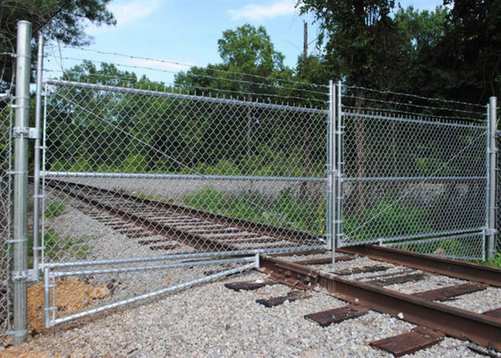 Gegalvaniseerd 6 Duim X 8 Duim Tijdelijke Keten Verbindingsomheining Iso 9001 2015