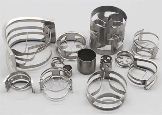 Ss 316 Metal Pall Rings Verpakking voor gasschrobben 38mm*38*0.6mm Iso9001