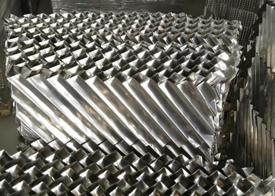 700C distillatie metalen gestructureerde verpakkingen voor efficiënte structurele verpakking