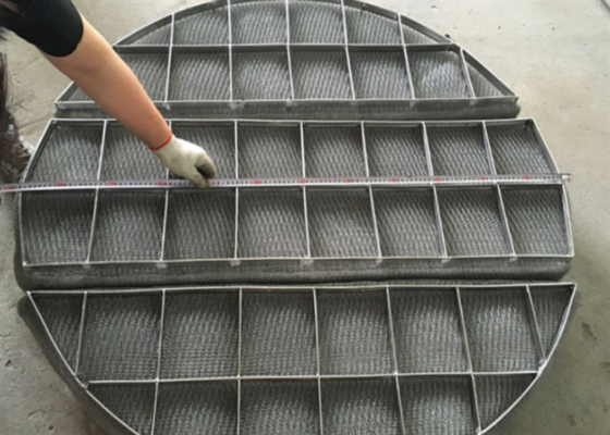 Roestvrij staal 304 316 Wire Mesh Demister Pad Voor de scheiding van luchtvaartgasvloeistoffen