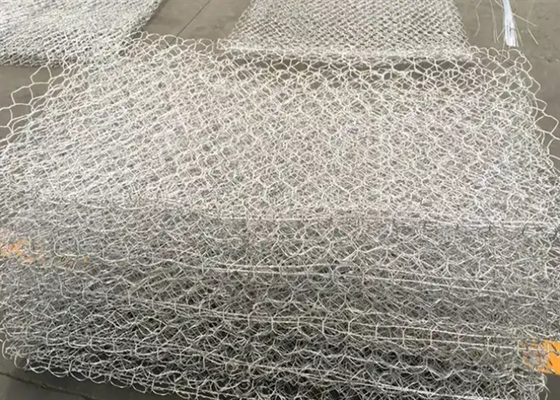 Gewrongen Gabion draadnet gat 60x80mm / 80x100mm / 100x120mm