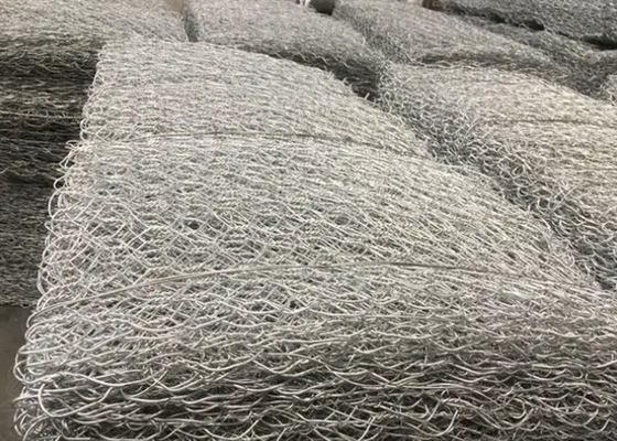 Laagkoolstof ijzer 3,0 mm Gabion draadnet Corrosiebestendige