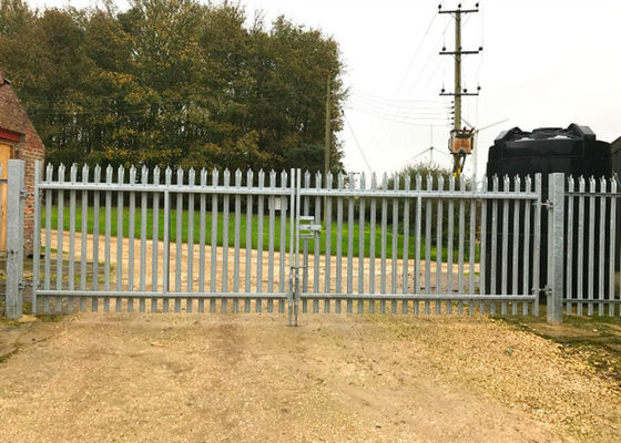 6 ft * 8 ft Speer Top Steel Fence Panel Poeder bedekt gegalvaniseerd