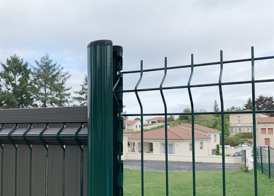 IJzerdraad hek V Mesh Driehoek Buighek Voor snelweg / Yard 1.8 * 2.4m