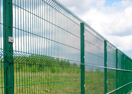 Poedergecoate 3D-heining Panel Driehoekige buigheining Voor bouwplaats