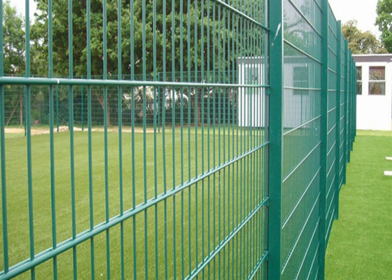 Q235 laagkoolstofstaal 8-6-8mm dubbellusdraad hek voor openbaar gebouw