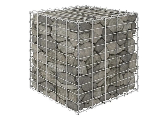 Gegalvaniseerde / poederbedekte doos Gabion overstromingsbescherming 2*1*1m