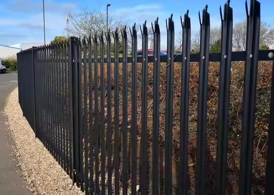 Poederbedekte siermuur van staal omheining Europese stijl voor tuin