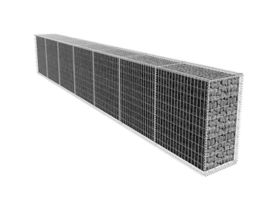 PVC-gecoate / gegalvaniseerde Gabion Box ijzeren draad voor overstromingsbescherming 80*100mm*2.8mm