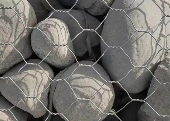 Hot Dip Gavanized Gabion Box / Hexagonale Gabion Stone Cages voor overstromingen