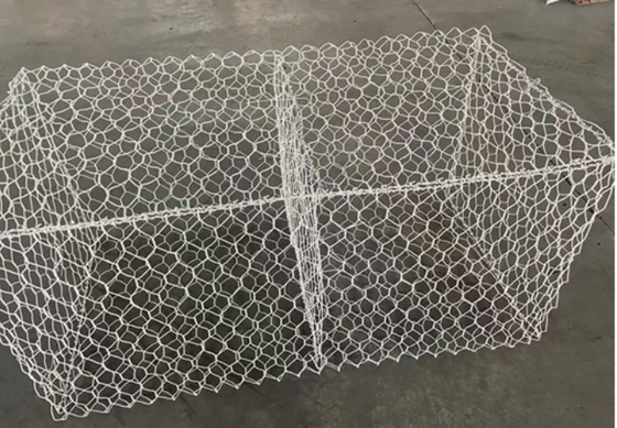 HDG Gabion Baskets van koolstofarme staal 100*120 mm voor Boudary Line