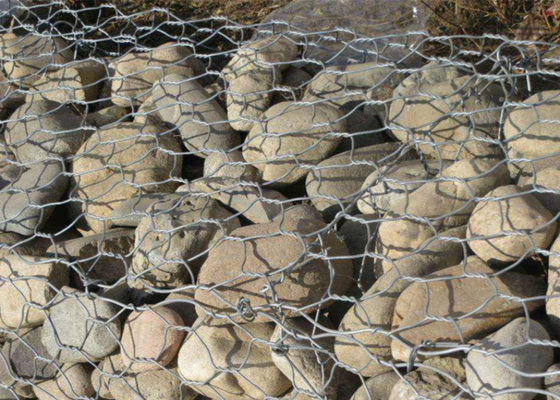 Warm gedompelde gegalvaniseerde gabion mand voor overstromingsbestrijding