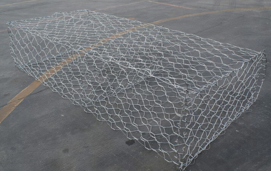 Uitstekende duurzaamheid Zink gecoate Gabion Box voor overstromingsbestrijding