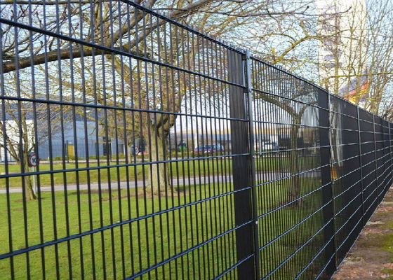 Dubbellusdraad heksen zware beveiligingsbarrière met anti-klim ontwerp