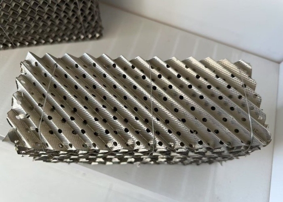 Corrosiebestendig metalen gegolfde verpakkingen Modern voor distillatie torens