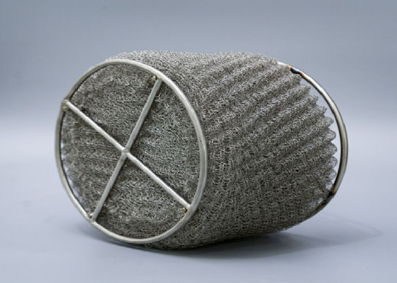 Demscherm van roestvrij staaldraad voor de scheiding van gasvloeistoffen