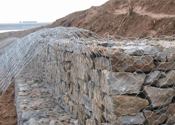 3mx1mx1m Galfan Gabion Gaas 60x80mm Voor Overstromings- en Kustverdedigingsprojecten