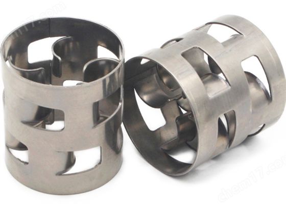 Roestvrij staal Pall Ring Metal Willekeurige verpakking Lage drukdruppel