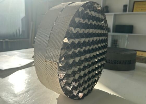 SS304 316L Metalen gestructureerde verpakkingen 500Y/700Y voor distillatie