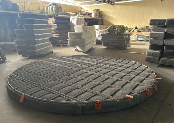 Stainless Steel Mist Eliminator Pad voor mistverwijdering 3000 mm Diameter