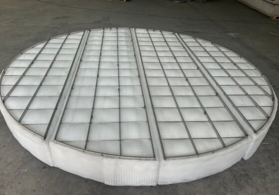 Polypropyleen draadnet Demister Pad SS304 Frame voor SO2 Wet Scrubber