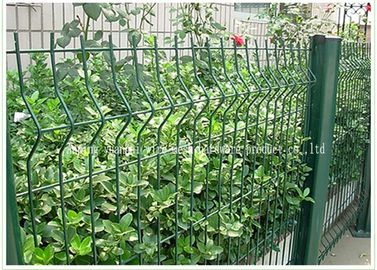 Aangepaste van de de Omheiningscomité Gelaste Draad van de Grootte2x2 Driehoek het Netwerk Witte Groene Kleur