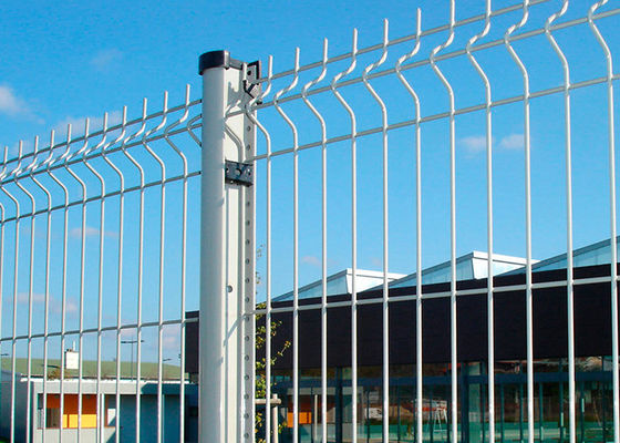 3d Gebogen Gelaste Luchthaven van Draadmesh triangle fence panel for